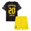 Borussia Dortmund Marcel Sabitzer #20 Bortaställ Barn 2024-25 Korta ärmar (+ Korta byxor)